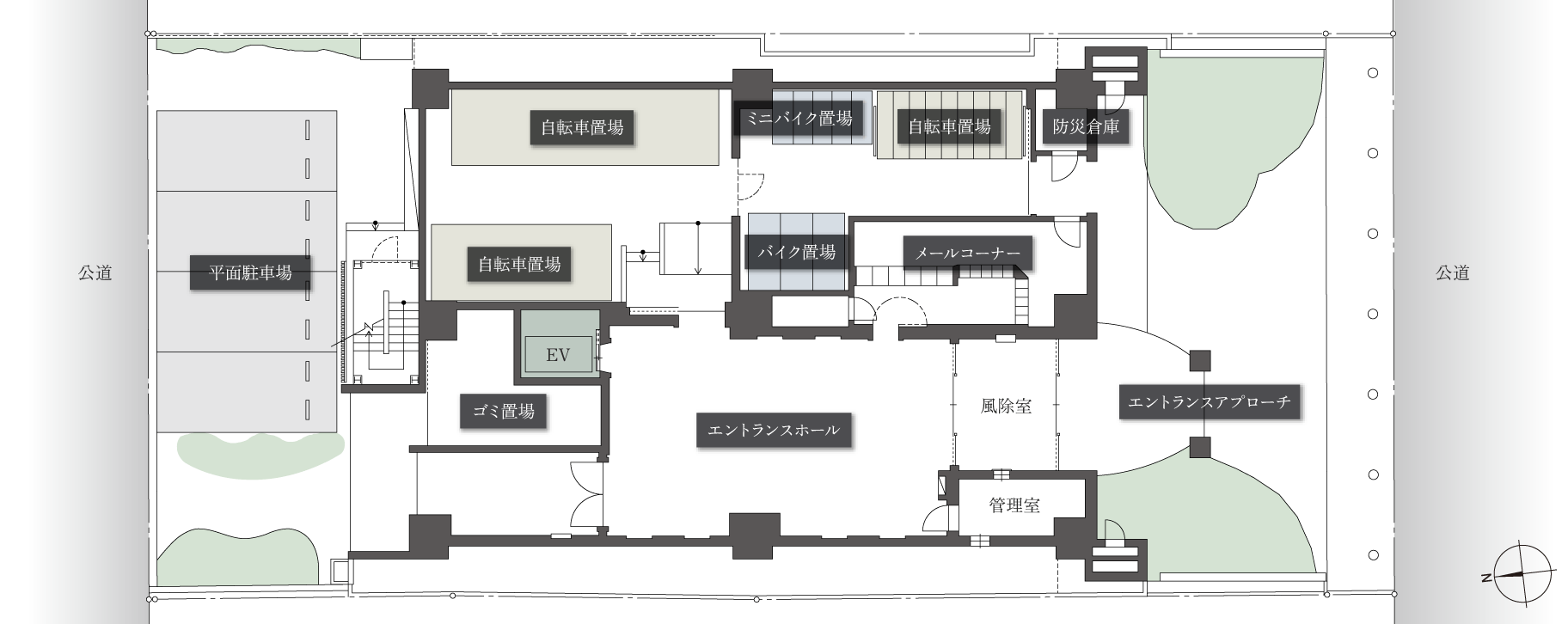 敷地配置図