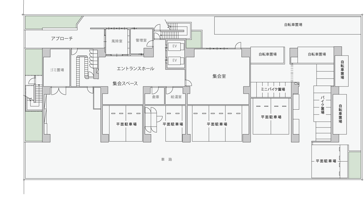 敷地配置イメージ図