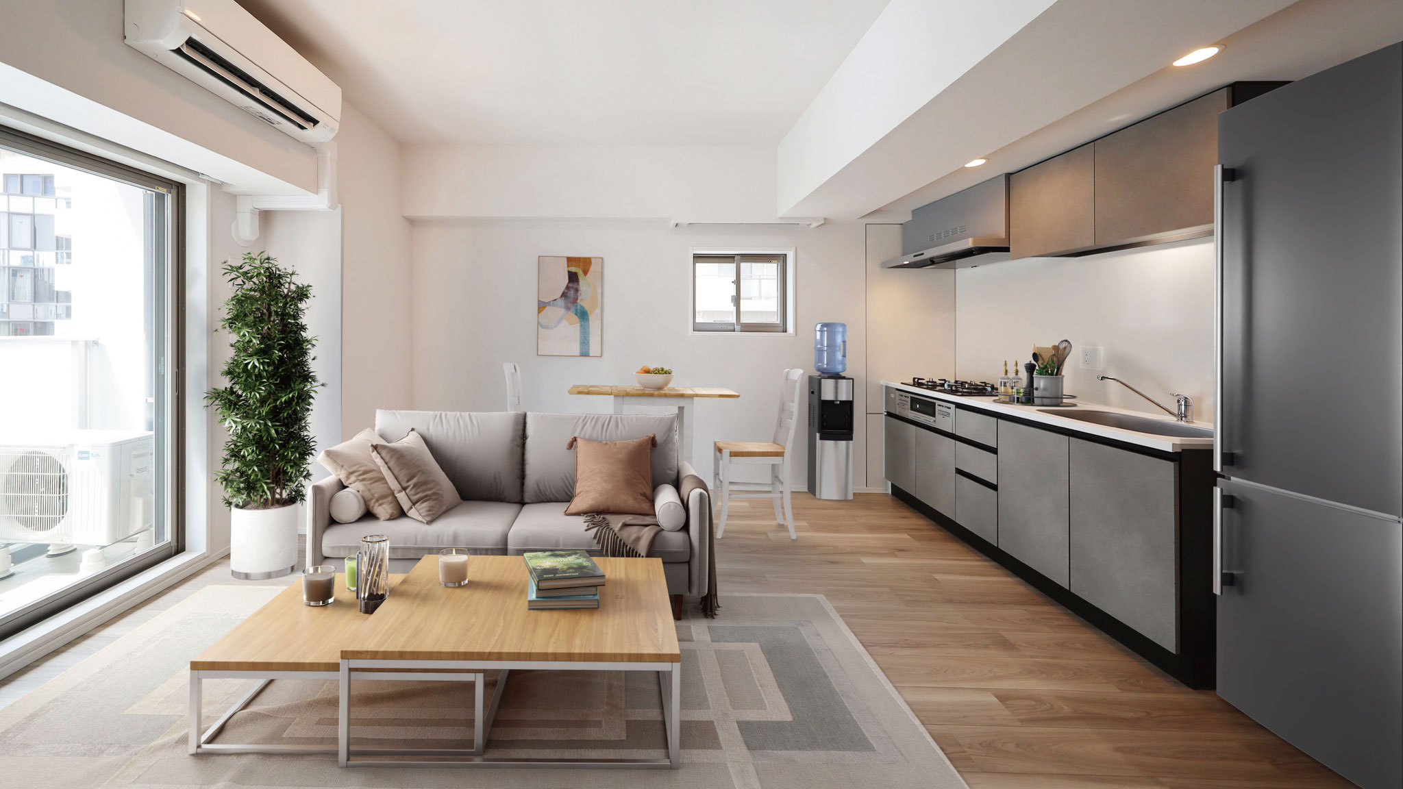 Living Dining Kitchen（Atype ※家具・調度品はCG加工です。）