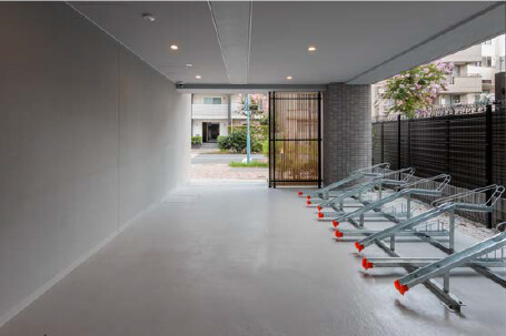 屋根付き駐輪場