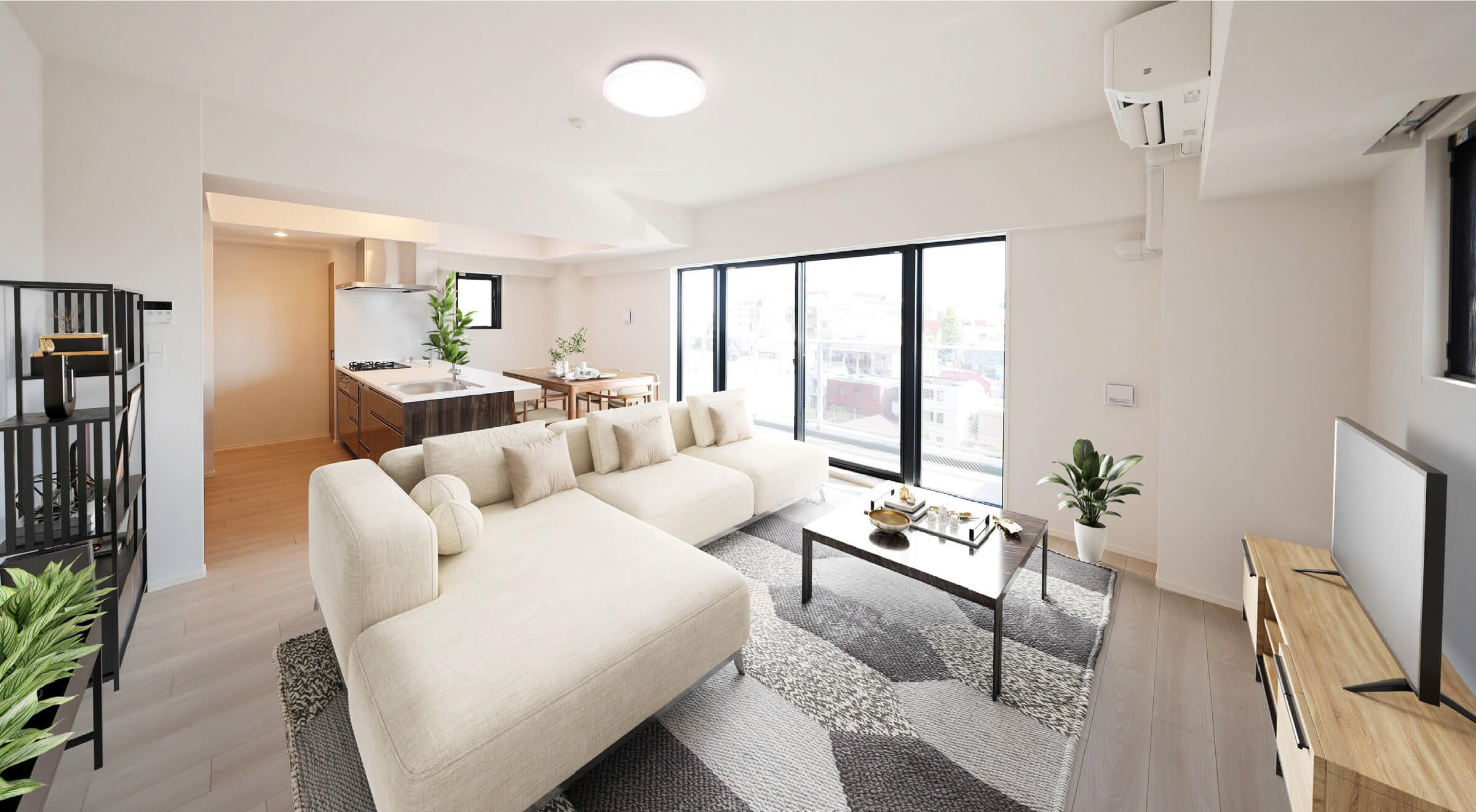 Ctype Living Dining Kitchen