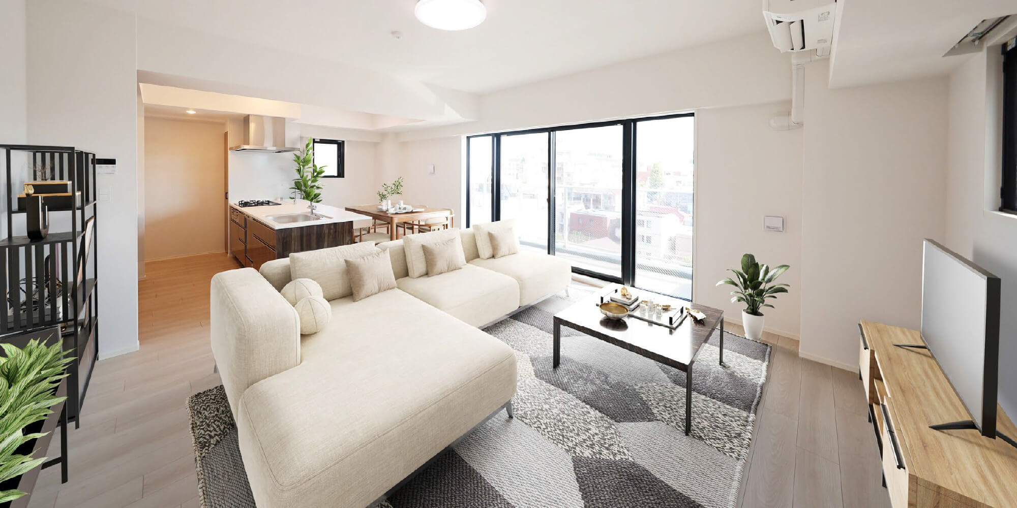 Ctype Living Dining Kitchen