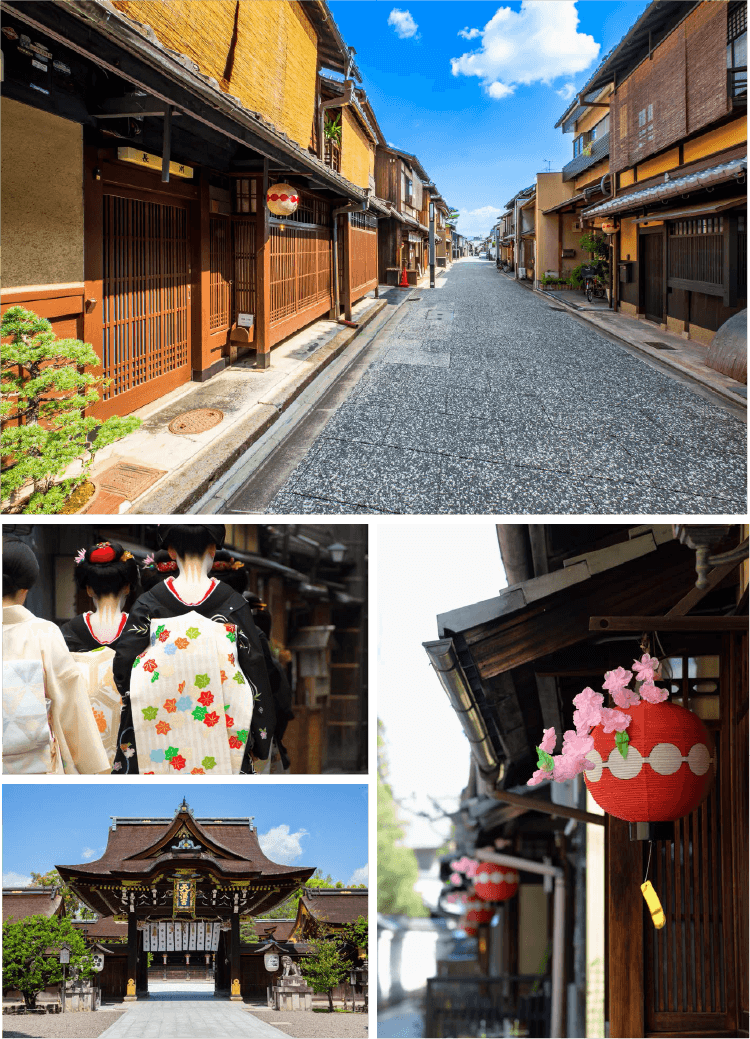 京都の歴史と季節の彩を間近に。
                京都市有数たる風光明媚の地。